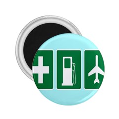 Traffic Signs Hospitals, Airplanes, Petrol Stations 2 25  Magnets by Mariart