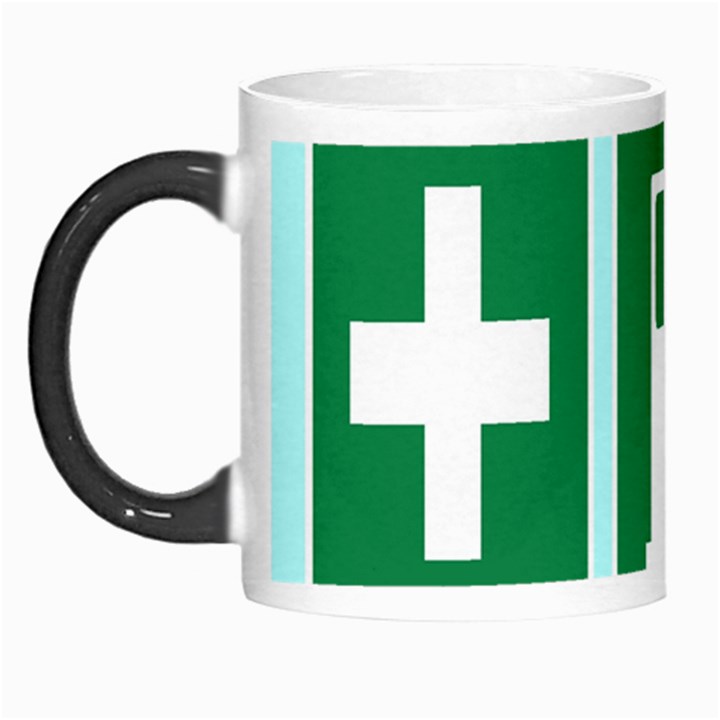 Traffic Signs Hospitals, Airplanes, Petrol Stations Morph Mugs