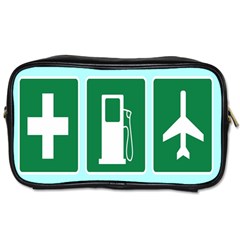 Traffic Signs Hospitals, Airplanes, Petrol Stations Toiletries Bags 2-side by Mariart