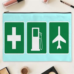 Traffic Signs Hospitals, Airplanes, Petrol Stations Cosmetic Bag (xxxl)  by Mariart