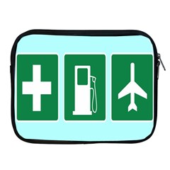 Traffic Signs Hospitals, Airplanes, Petrol Stations Apple Ipad 2/3/4 Zipper Cases by Mariart