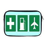 Traffic Signs Hospitals, Airplanes, Petrol Stations Apple MacBook Pro 17  Zipper Case Front