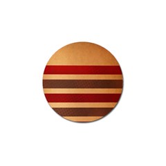 Vintage Striped Polka Dot Red Brown Golf Ball Marker (4 Pack) by Mariart