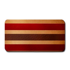 Vintage Striped Polka Dot Red Brown Medium Bar Mats by Mariart