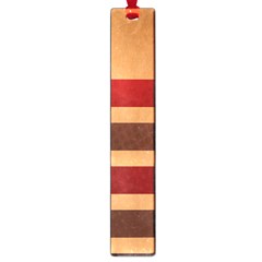 Vintage Striped Polka Dot Red Brown Large Book Marks by Mariart