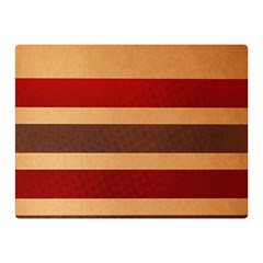 Vintage Striped Polka Dot Red Brown Double Sided Flano Blanket (mini)  by Mariart