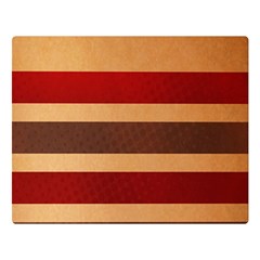 Vintage Striped Polka Dot Red Brown Double Sided Flano Blanket (large)  by Mariart