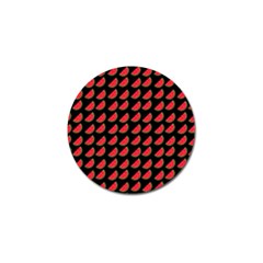 Watermelon Slice Red Black Fruite Golf Ball Marker (10 Pack) by Mariart