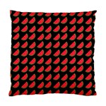 Watermelon Slice Red Black Fruite Standard Cushion Case (Two Sides) Front