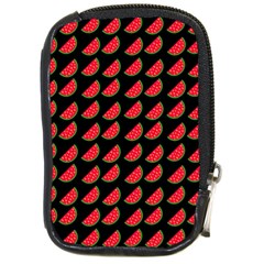 Watermelon Slice Red Black Fruite Compact Camera Cases by Mariart