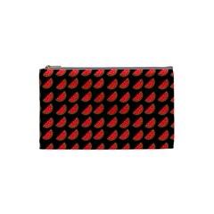 Watermelon Slice Red Black Fruite Cosmetic Bag (small)  by Mariart