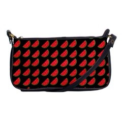 Watermelon Slice Red Black Fruite Shoulder Clutch Bags