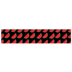 Watermelon Slice Red Black Fruite Flano Scarf (Small)