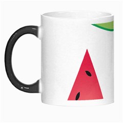 Watermelon Slice Red Green Fruite Morph Mugs by Mariart