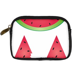 Watermelon Slice Red Green Fruite Digital Camera Cases by Mariart