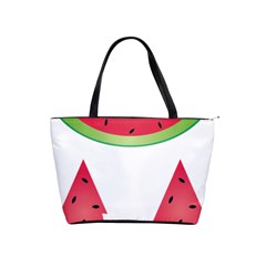 Watermelon Slice Red Green Fruite Shoulder Handbags by Mariart