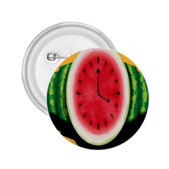 Watermelon Slice Red Orange Green Black Fruite Time 2 25  Buttons by Mariart