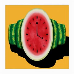 Watermelon Slice Red Orange Green Black Fruite Time Medium Glasses Cloth (2-side) by Mariart