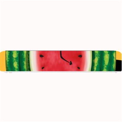 Watermelon Slice Red Orange Green Black Fruite Time Small Bar Mats by Mariart