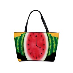 Watermelon Slice Red Orange Green Black Fruite Time Shoulder Handbags by Mariart