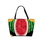 Watermelon Slice Red Orange Green Black Fruite Time Shoulder Handbags Front