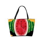 Watermelon Slice Red Orange Green Black Fruite Time Shoulder Handbags Back