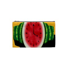 Watermelon Slice Red Orange Green Black Fruite Time Cosmetic Bag (small)  by Mariart