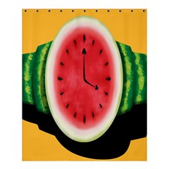 Watermelon Slice Red Orange Green Black Fruite Time Shower Curtain 60  X 72  (medium)  by Mariart