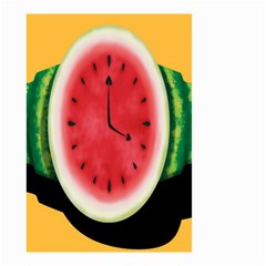 Watermelon Slice Red Orange Green Black Fruite Time Small Garden Flag (two Sides) by Mariart