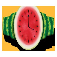 Watermelon Slice Red Orange Green Black Fruite Time Double Sided Flano Blanket (small)  by Mariart