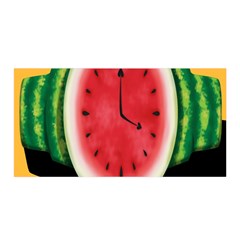 Watermelon Slice Red Orange Green Black Fruite Time Satin Wrap by Mariart