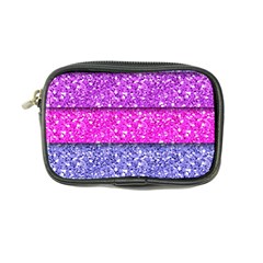 Violet Girly Glitter Pink Blue Coin Purse by Mariart