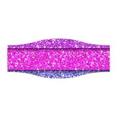 Violet Girly Glitter Pink Blue Stretchable Headband