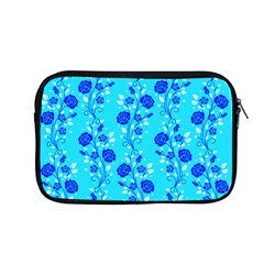 Vertical Floral Rose Flower Blue Apple Macbook Pro 13  Zipper Case by Mariart