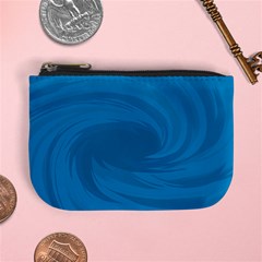 Whirlpool Hole Wave Blue Waves Sea Mini Coin Purses by Mariart