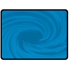 Whirlpool Hole Wave Blue Waves Sea Fleece Blanket (large)  by Mariart