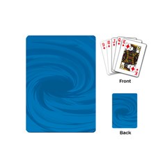 Whirlpool Hole Wave Blue Waves Sea Playing Cards (mini)  by Mariart