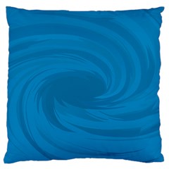 Whirlpool Hole Wave Blue Waves Sea Large Cushion Case (two Sides) by Mariart