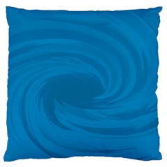 Whirlpool Hole Wave Blue Waves Sea Standard Flano Cushion Case (one Side) by Mariart