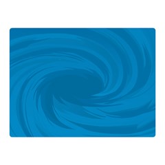 Whirlpool Hole Wave Blue Waves Sea Double Sided Flano Blanket (mini)  by Mariart