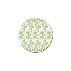 Wood Star Green Circle Golf Ball Marker by Mariart