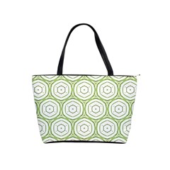 Wood Star Green Circle Shoulder Handbags by Mariart