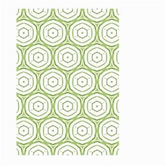 Wood Star Green Circle Large Garden Flag (two Sides) by Mariart