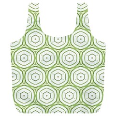 Wood Star Green Circle Full Print Recycle Bags (l)  by Mariart