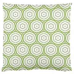 Wood Star Green Circle Large Flano Cushion Case (one Side) by Mariart