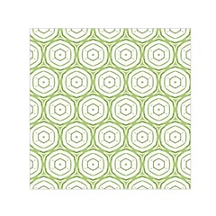 Wood Star Green Circle Small Satin Scarf (square) by Mariart