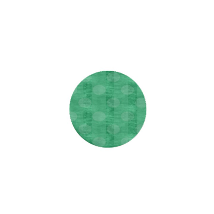 Polka Dot Scrapbook Paper Digital Green 1  Mini Magnets