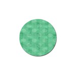 Polka Dot Scrapbook Paper Digital Green Golf Ball Marker Front