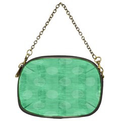 Polka Dot Scrapbook Paper Digital Green Chain Purses (one Side)  by Mariart