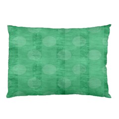 Polka Dot Scrapbook Paper Digital Green Pillow Case by Mariart